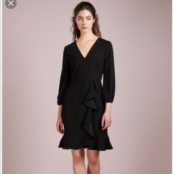 NEW J.Crew Drapey-Ruffle Front Dress 8